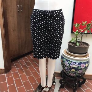 Jones New York soft polka dot shorts 10P